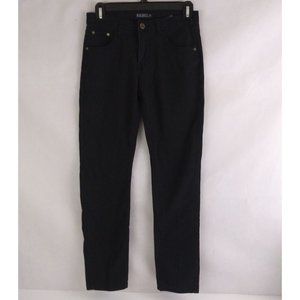 Rebel Women's Solid Black Straight Leg Low Rise Jeans Size 16